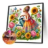 Diamond Painting-DIY Full Round Drill Girl(50x50cm)
