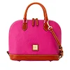 D & B Pebble Grain Zip Satchel[Buy 2 Get Freeshipping]