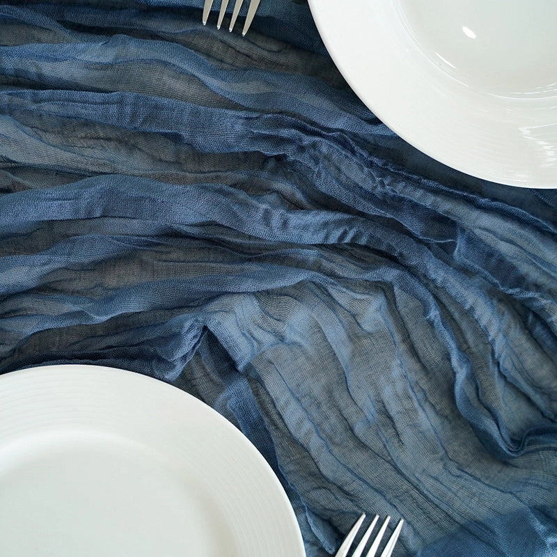 Vacation Solid Color Polyester Table Runner