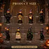 Gothic Witch Hat Night Light Halloween Decorations Colorful Wizard Hat Lamp