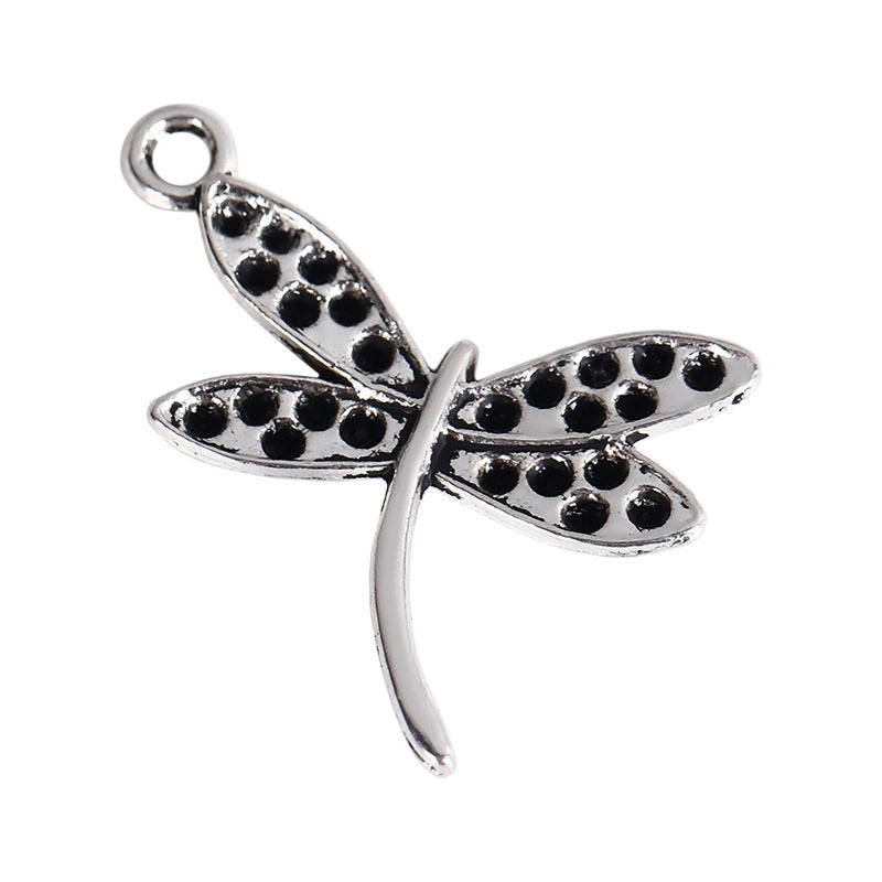 50 PCS/Package 17 * 16mm 20*16mm 21*20mm Alloy Dragonfly Pendant Jewelry Accessories