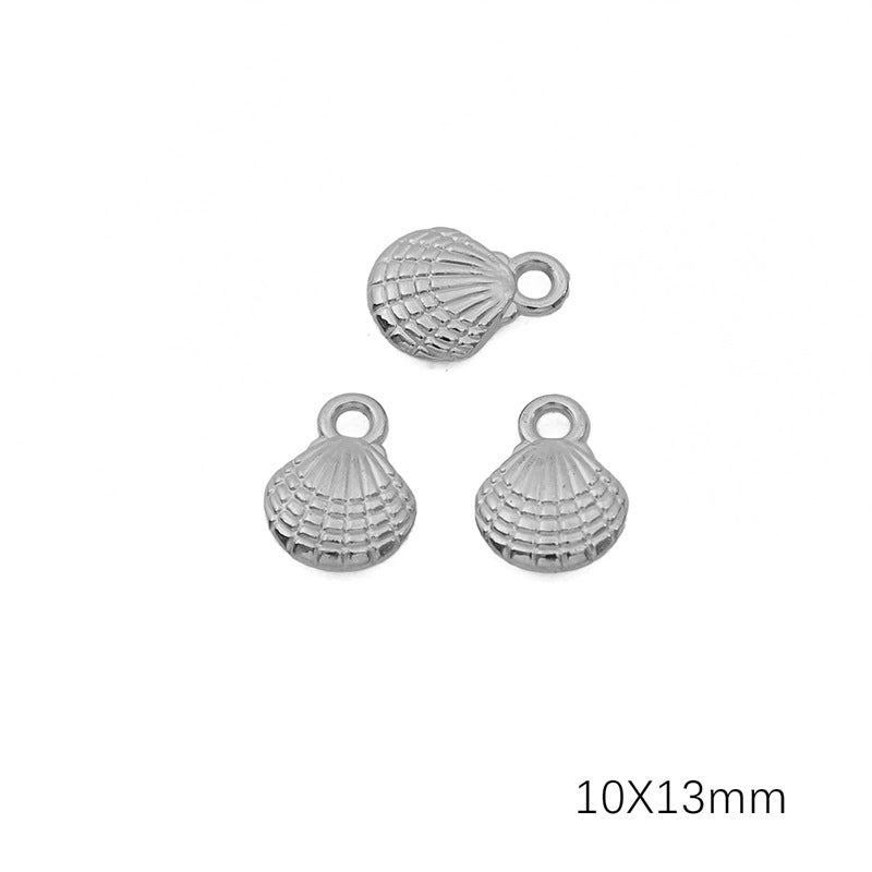 20 PCS/Package 304 Stainless Steel Solid Color Jewelry Accessories Pendant