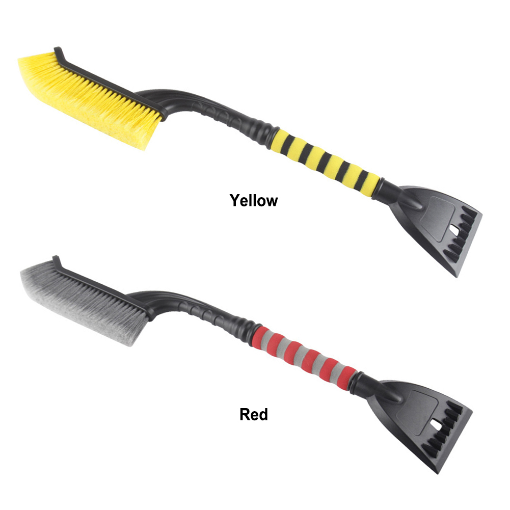 

Portable Winter Detachable Windshield Snow Sweeping Cleaning Shovel Brush, Yellow, 501 Original