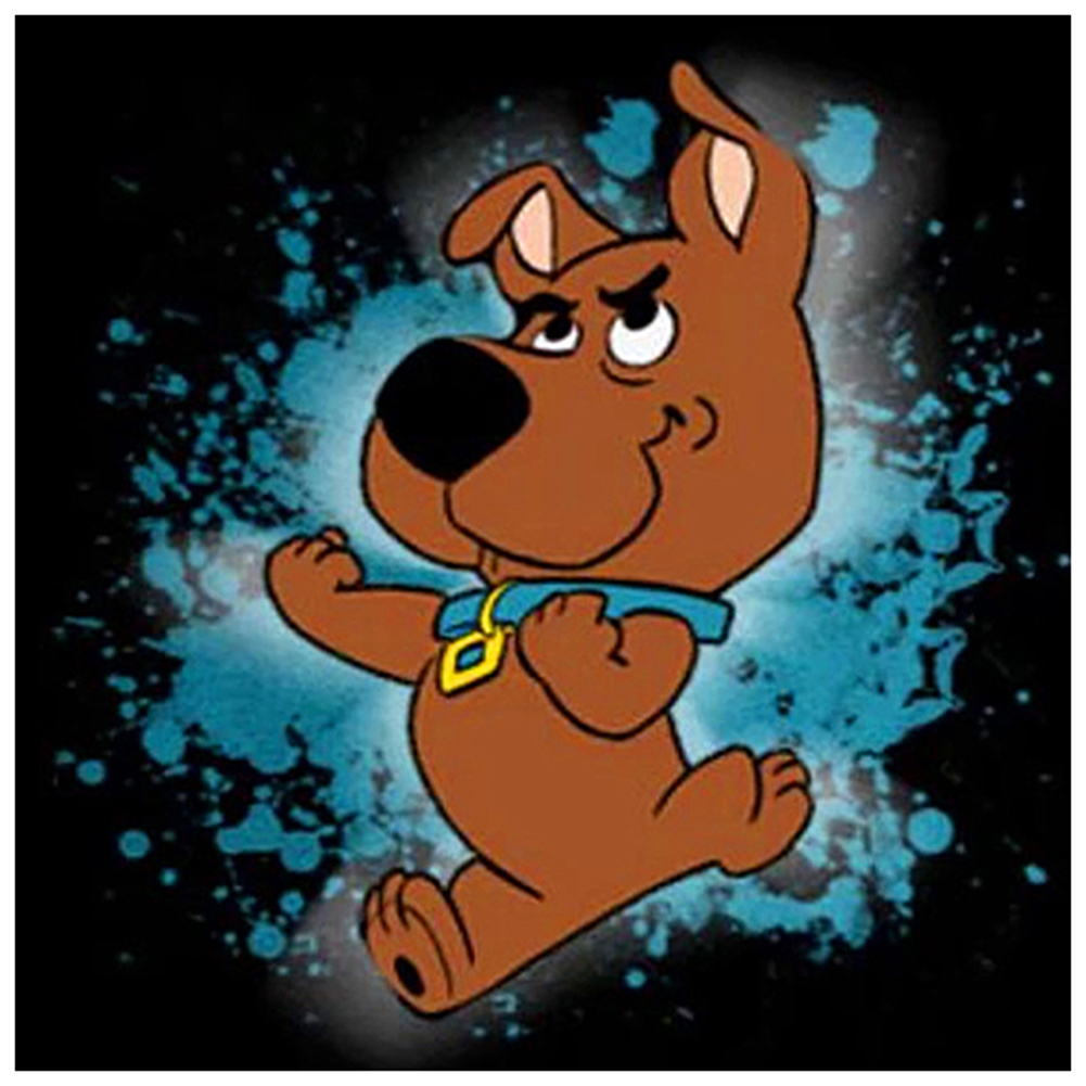 

30*30CM - Cartoon Dog - Round Drill Diamond Painting, 501 Original
