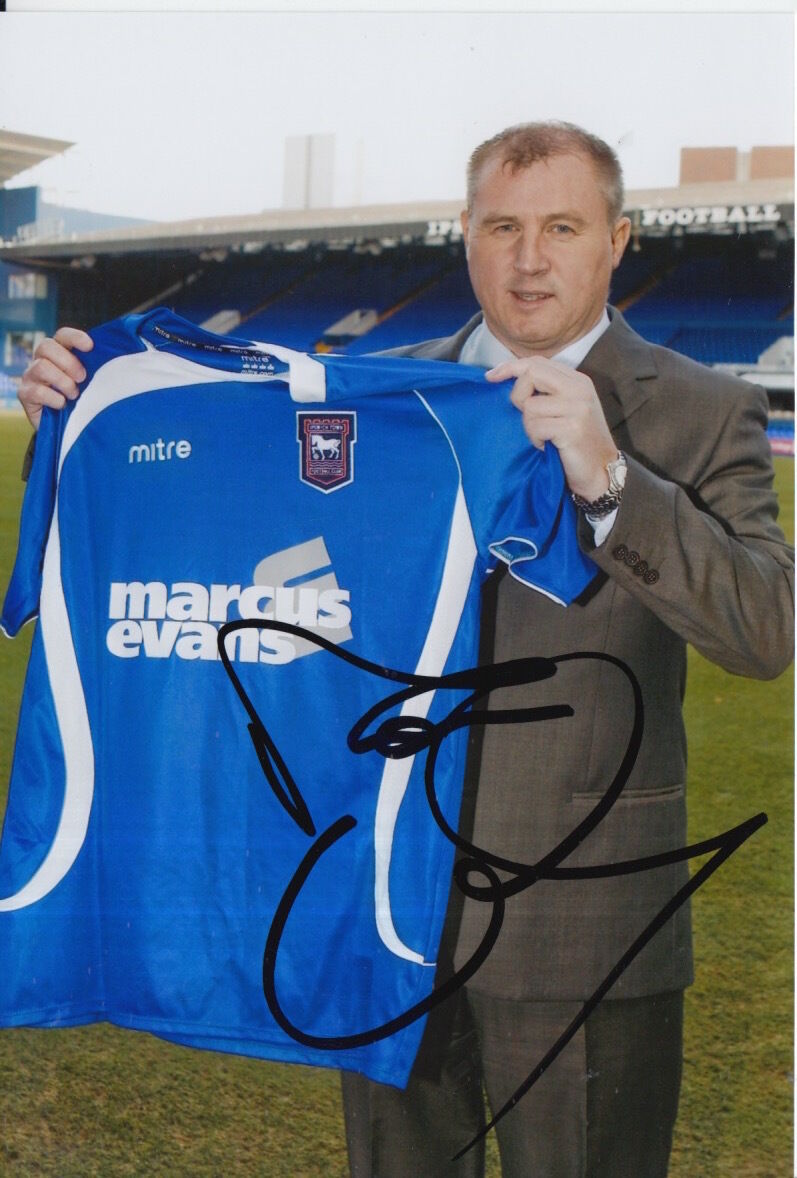 IPSWICH TOWN HAND SIGNED PAUL JEWELL 6X4 Photo Poster painting 5.