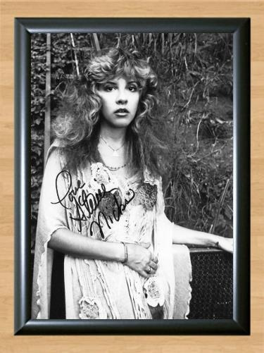 Stevie Nicks Fleetwood Mac Signed Autographed Photo Poster painting Poster Print Memorabilia A4 Size
