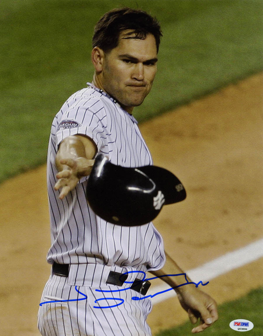 Johnny Damon SIGNED 11x14 Photo Poster painting New York Yankees PSA/DNA AUTOGRAPHED