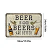 Beer is Good - Vintage Metal Signs - 20*30cm/30*40cm - Warning