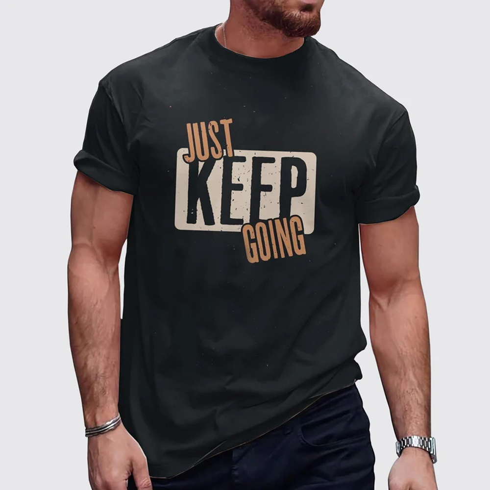 Men's Printed Gym T-Shirt