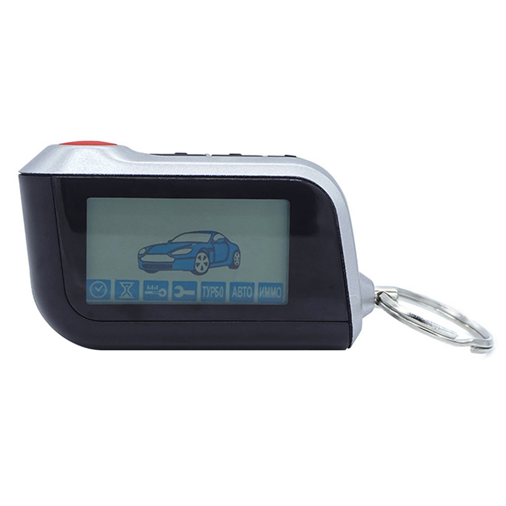 

A93 Key Chain Fob LCD Remote Controller Two Way Car Vehicle Alarm Systems, 501 Original