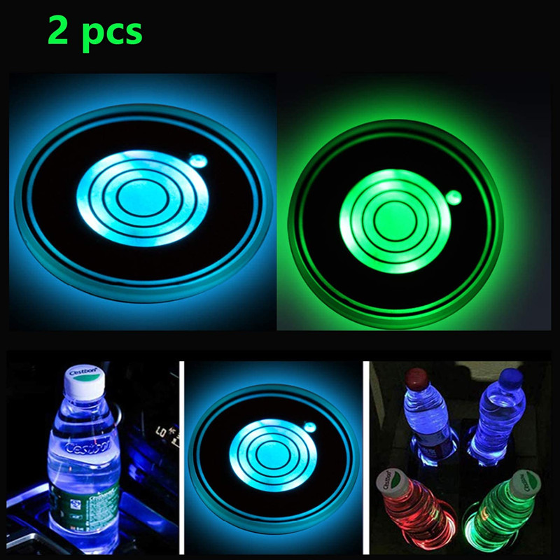 

LED Colorful Built-In Battery Water Cup Mat Light, 501 Original
