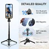 Multifunctional Magnetic Selfie Stick, 360° Rotating, Retractable, Foldable Phone Holder