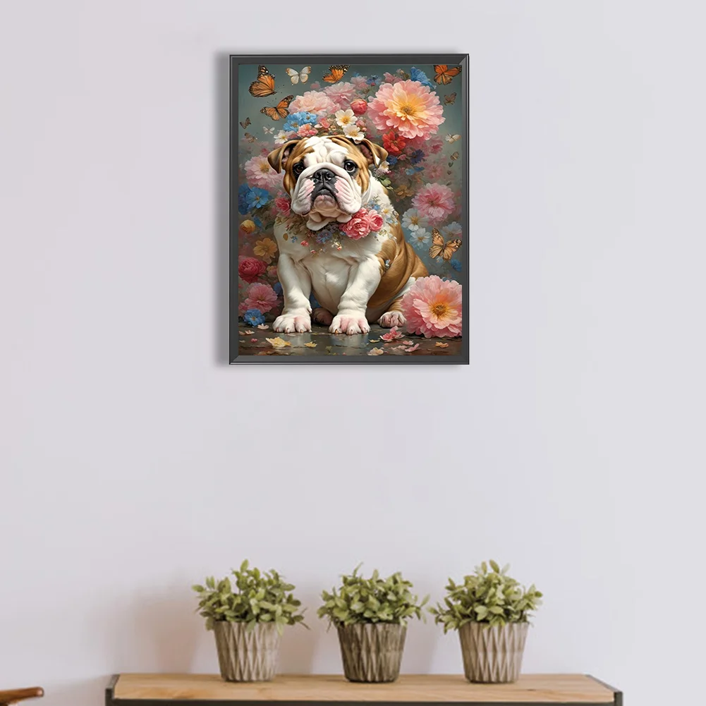 Diamond Painting - Full Square Drill - Dog(Canvas|35*45cm)