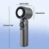 Portable Handheld Personal Turbo Fan USB Rechargeable Cooling Fan 100 Gear Speed
