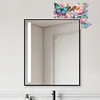 (US Local)Flowers Butterflies 5D DIY Wooden Diamond Painting Door Topper for Party (Right)