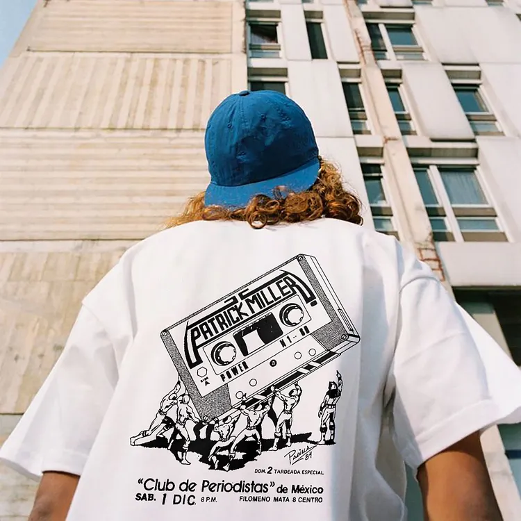 Cassette Carried By Legends Printed Men's T-shirt