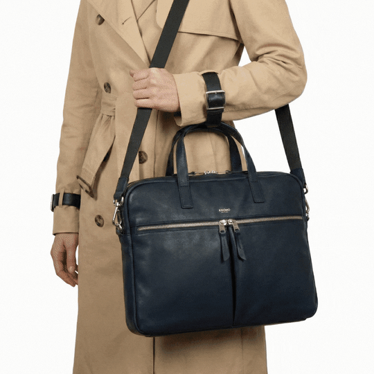 Knomo Hanover Leather Briefcase