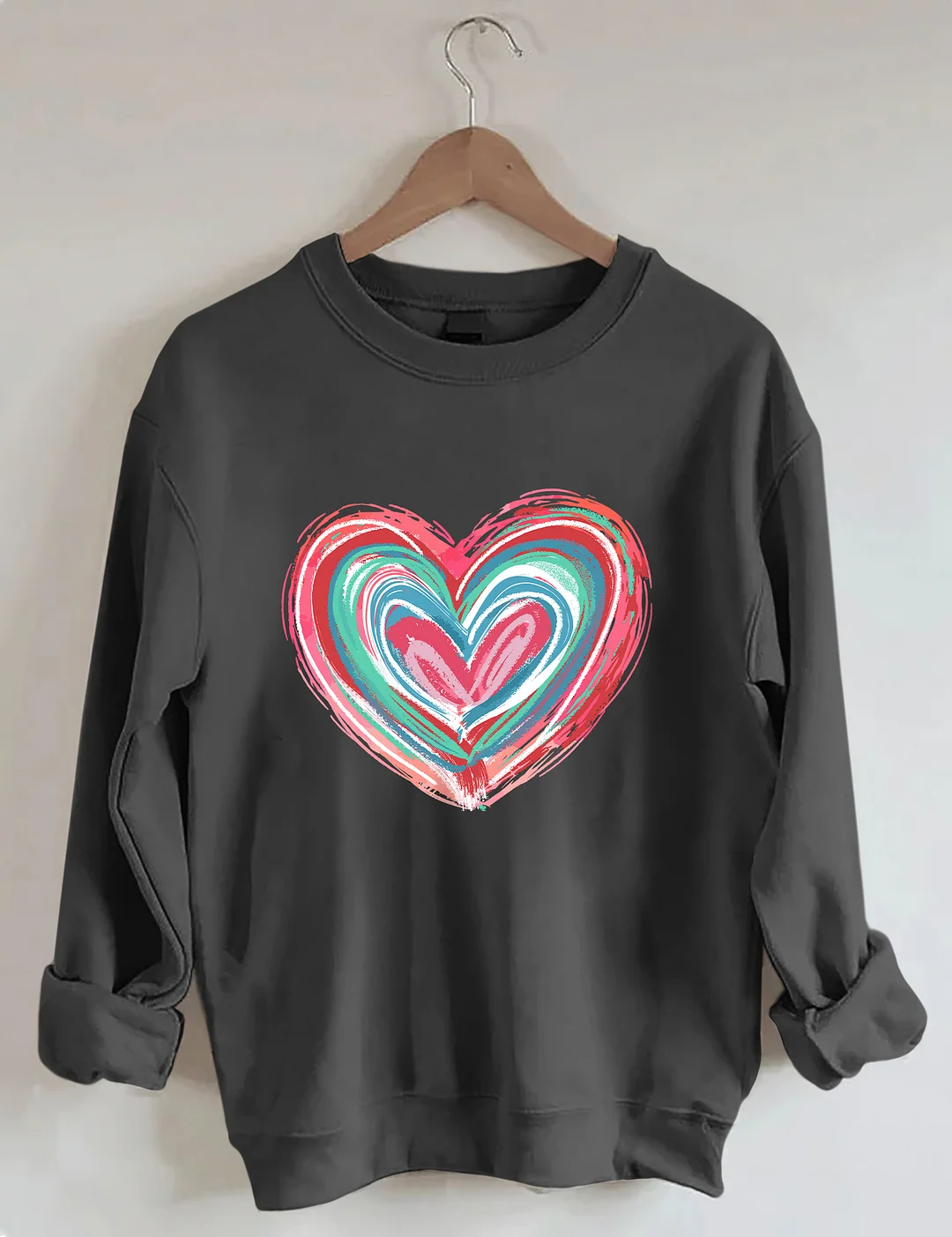 Valentines Day Heart Sweatshirt