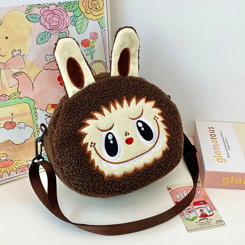 New Cartoon Bubble Mart Backpack Stuffed Bag City Paradise L Cloth Bag Diagonal Bag Children’s Bag