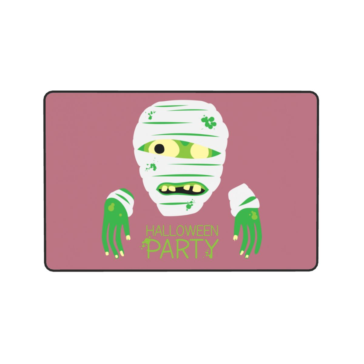 Halloween Mummy Non-Slip Flannel Rug