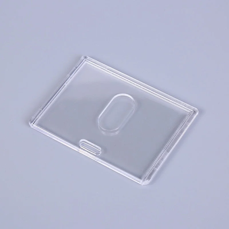 Clear Card Cover Plastic Transparent Card Holder Men Women Business Bank ID  Credit Card Child Bus Card Cover Case Protector
