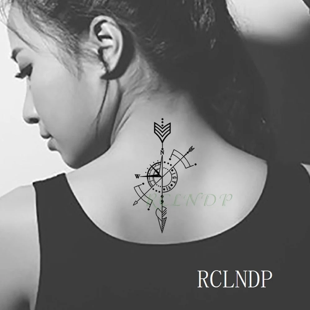 Waterproof Temporary Tattoo Sticker arrow ball Flash Tatoo Fake Tatto arm leg Wrist Foot hand shoulder For Girl Men Women