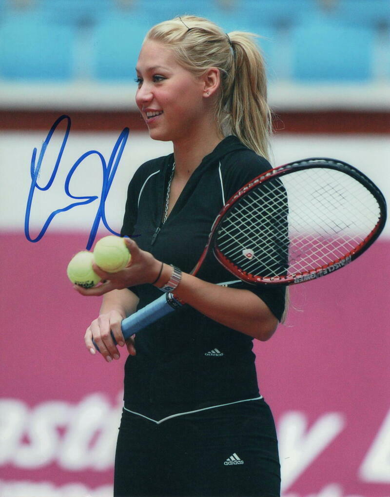 ANNA KOURNIKOVA SIGNED AUTOGRAPH 8x10 Photo Poster painting - SEXY TENNIS STAR, AUSTRALIAN OPEN