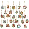DIY Diamond Mosaic Keychain Christmas Countdown Mystery(Christmas-24pcs)