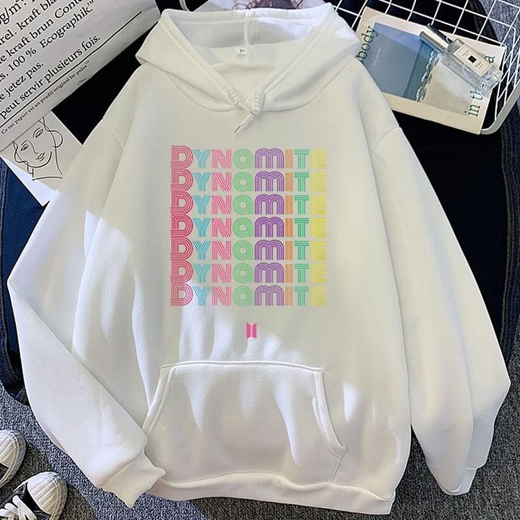 Dynamite Candy Color Casual Hoodie