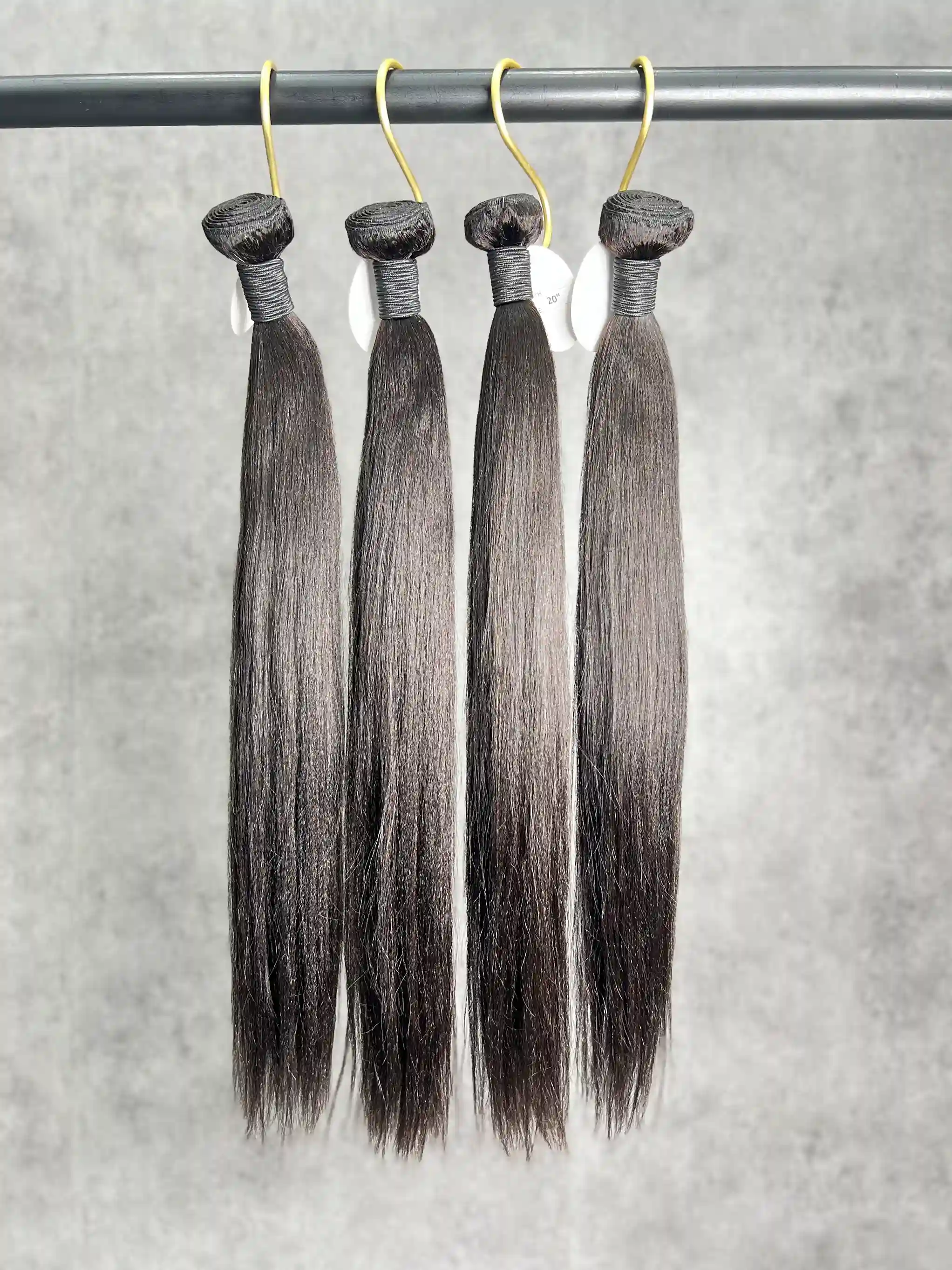4PCS Yaki Straight Top Vrigin Hair Bundles | 12&ndash;30 Inch | Boruihair | 100% Human Hair