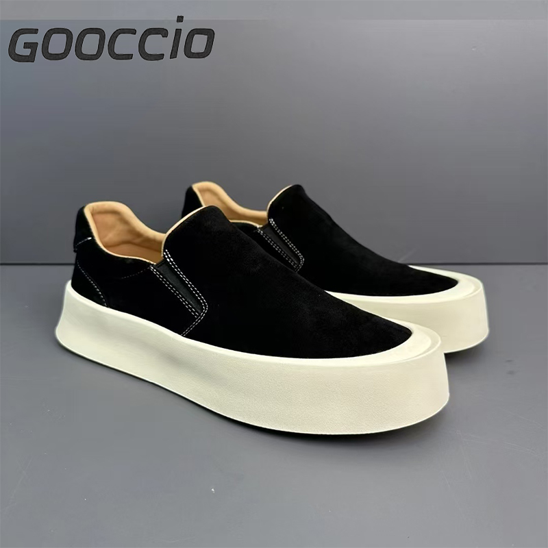 BC181 Suede Cowhide Sneakers/Casual Shoes/Loafers For Men  GOOCCIO  