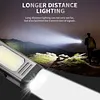 Rechargeable Flashlight with Buzzer Magnetic Work Light Torch for Emergency Use