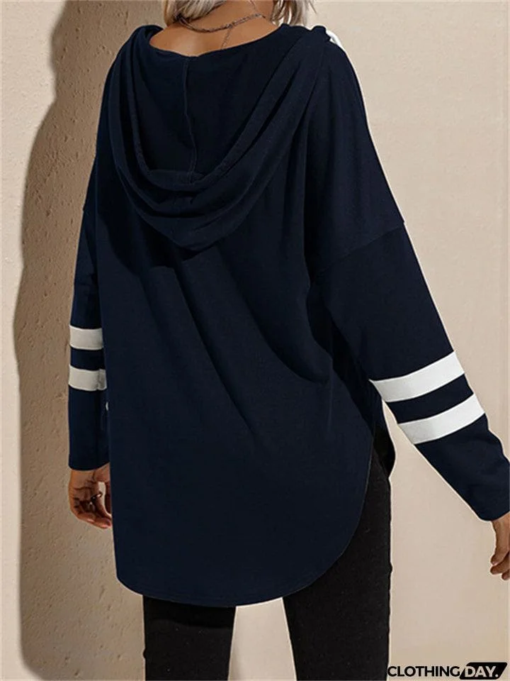 Cozy Spring Fall Thin V Neck Hoodies for Ladies