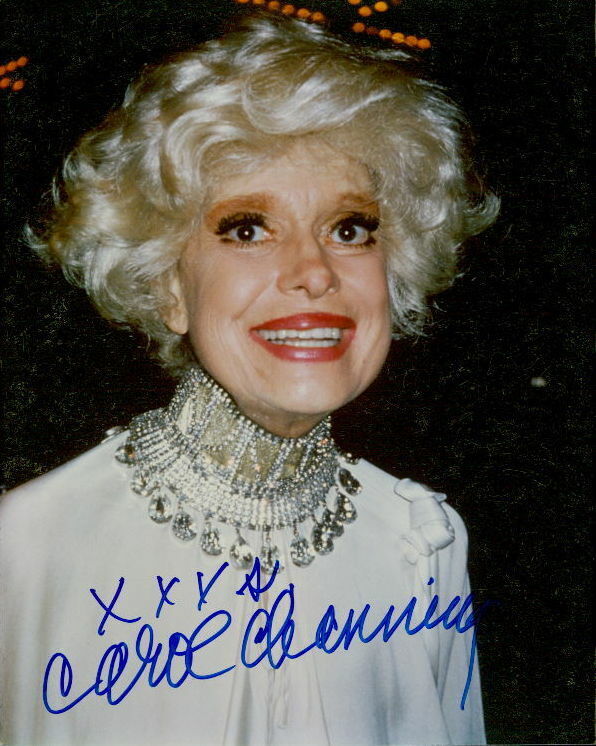 Carol Channing signed 8x10 Photo Poster painting in-person