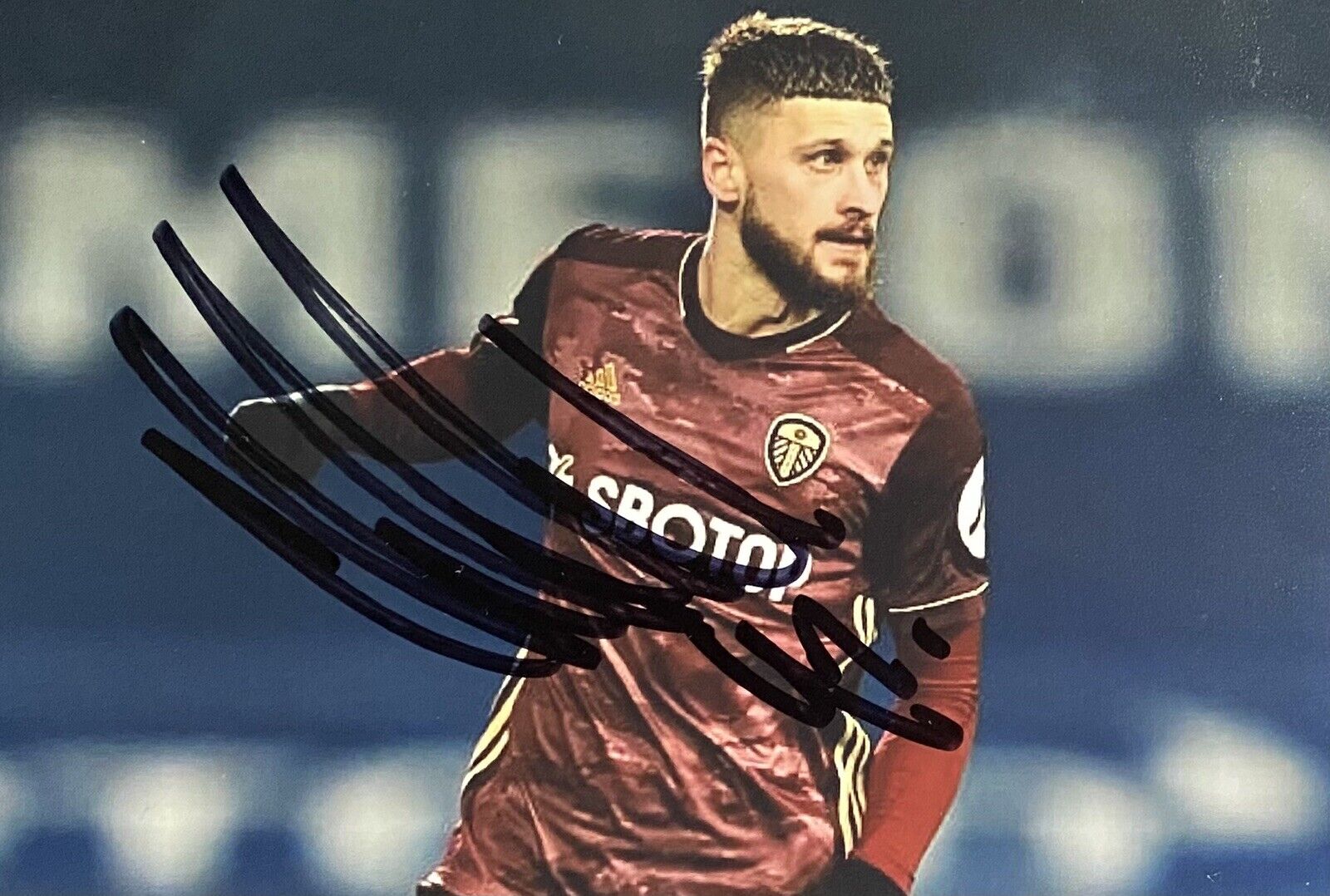 Mateusz Klich Genuine Hand Signed Leeds United 6X4 Photo Poster painting 4