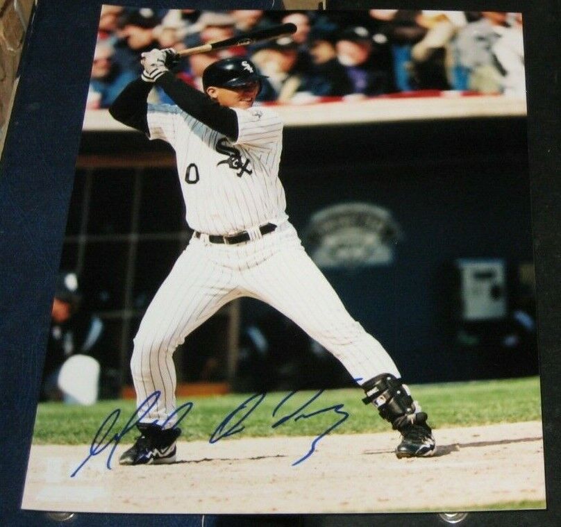 Magglio Ordonez Chicago White Sox SIGNED AUTOGRAPHED Photo Poster painting File 8x10 Baseball