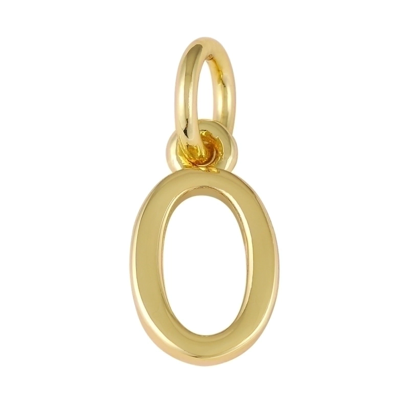 1 Piece Copper Letter Pendant