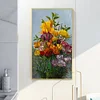 >SALE<Diamond Painting Flowers Full Round Wall Picture 45x85cm (LG019)