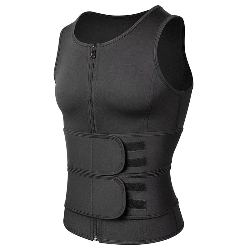 Men Body Shaper - Waist Trainer - Compression Undershirt Shapewear