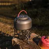 1.4L Outdoor Water Kettle Teapot Coffee Pot for Picnic Camping Hiking Travel