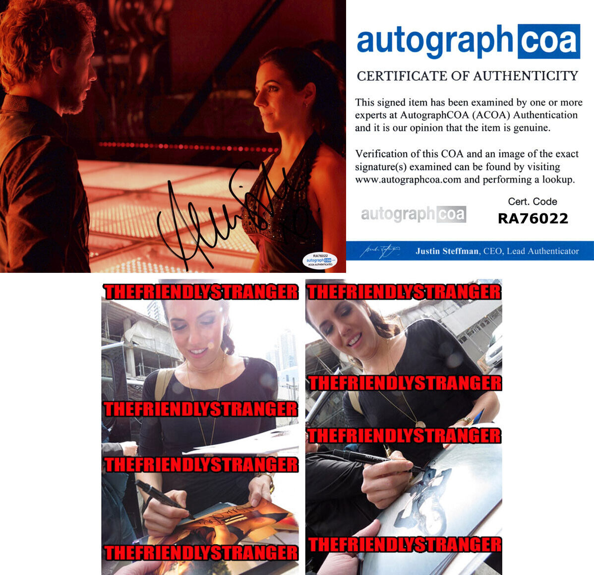 ANNA SILK signed Autographed LOST GIRL