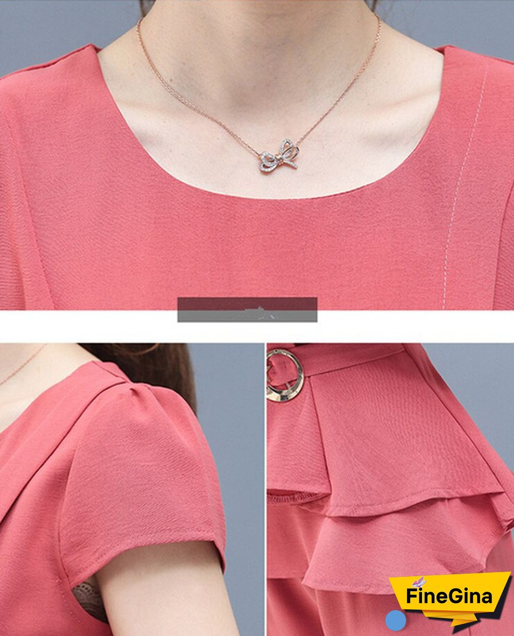 Summer 2 Two Piece Sets Outfits Women Plus Size Short Sleeve Tunics Tops And Pants Suits Office Elegant Korean Sets