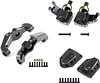 AMK UTB18 Brass Front Axle Weight Black Coating LCG Axle Housing for Axial RC Crawler 1/18 UTB18 Capra Unlimited Trail Buggy RTR Upgrade Part