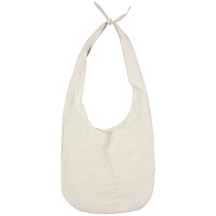 minimalist linen canvas bag