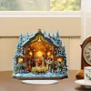 Acrylic Special Shaped Christmas 5D DIY Diamond Painting Tabletop Decorations