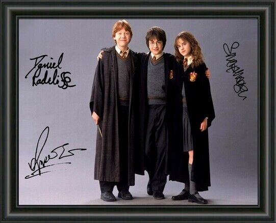 Harry Potter CAST SIGNED - A4 Photo Poster painting POSTER - HIGH GLOSS PRINT