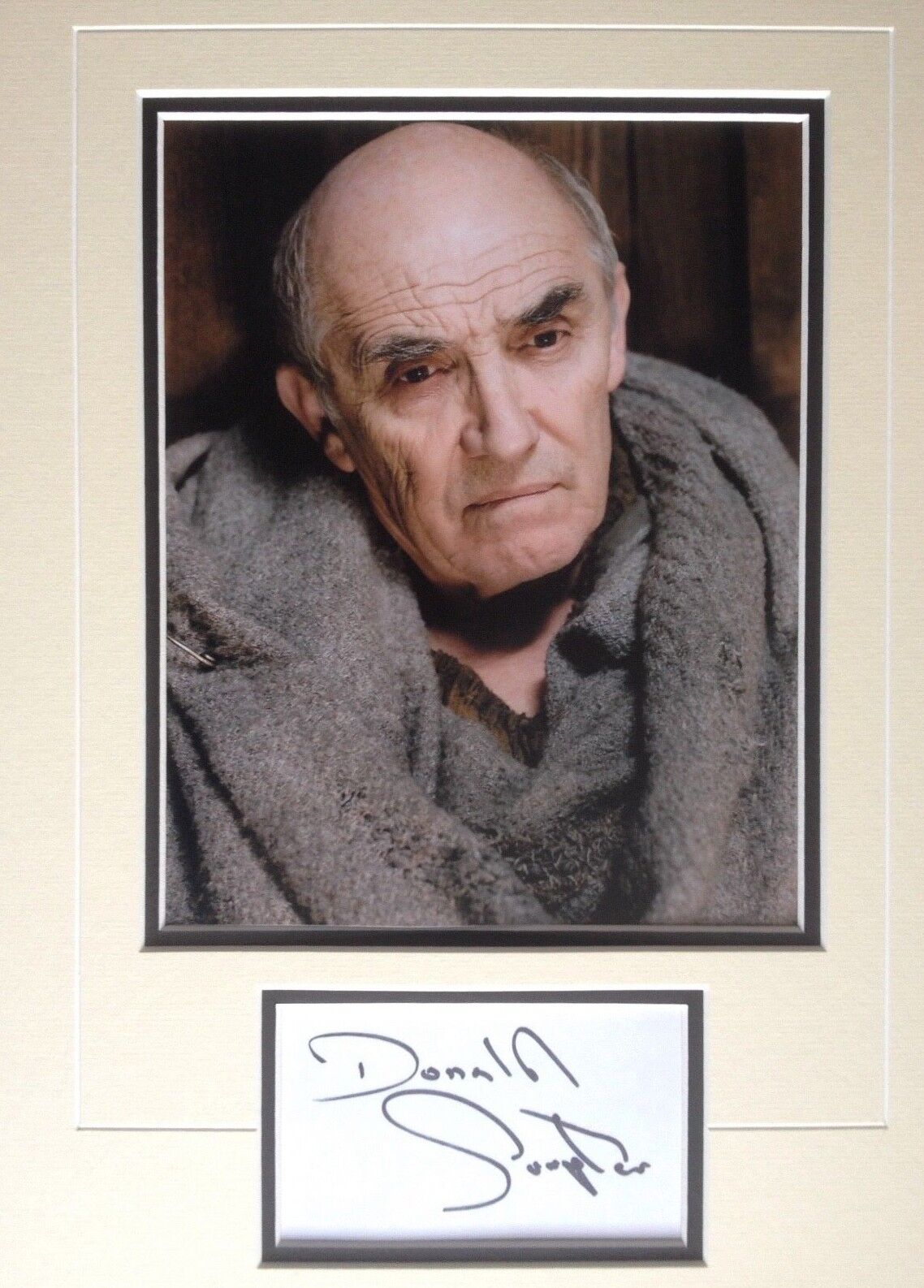 DONALD SUMPTER - GAME OF THRONES ACTOR - BRILLIANT SIGNED COLOUR Photo Poster painting DISPLAY