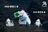 1/20 Scale World Zukan Evolution of Abomasnow Set - Pokemon Resin Statue - JB Studio