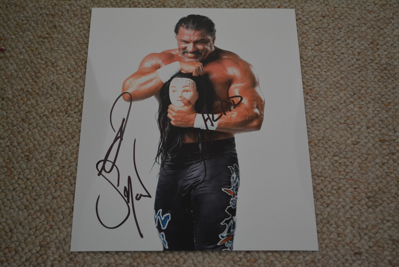 AL SNOW signed autograph In Person 8x10 20x25 cm WWE WCE WRESTLING LEGEND