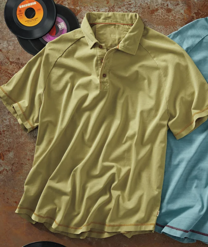 Men's casual short-sleeved polo shirt